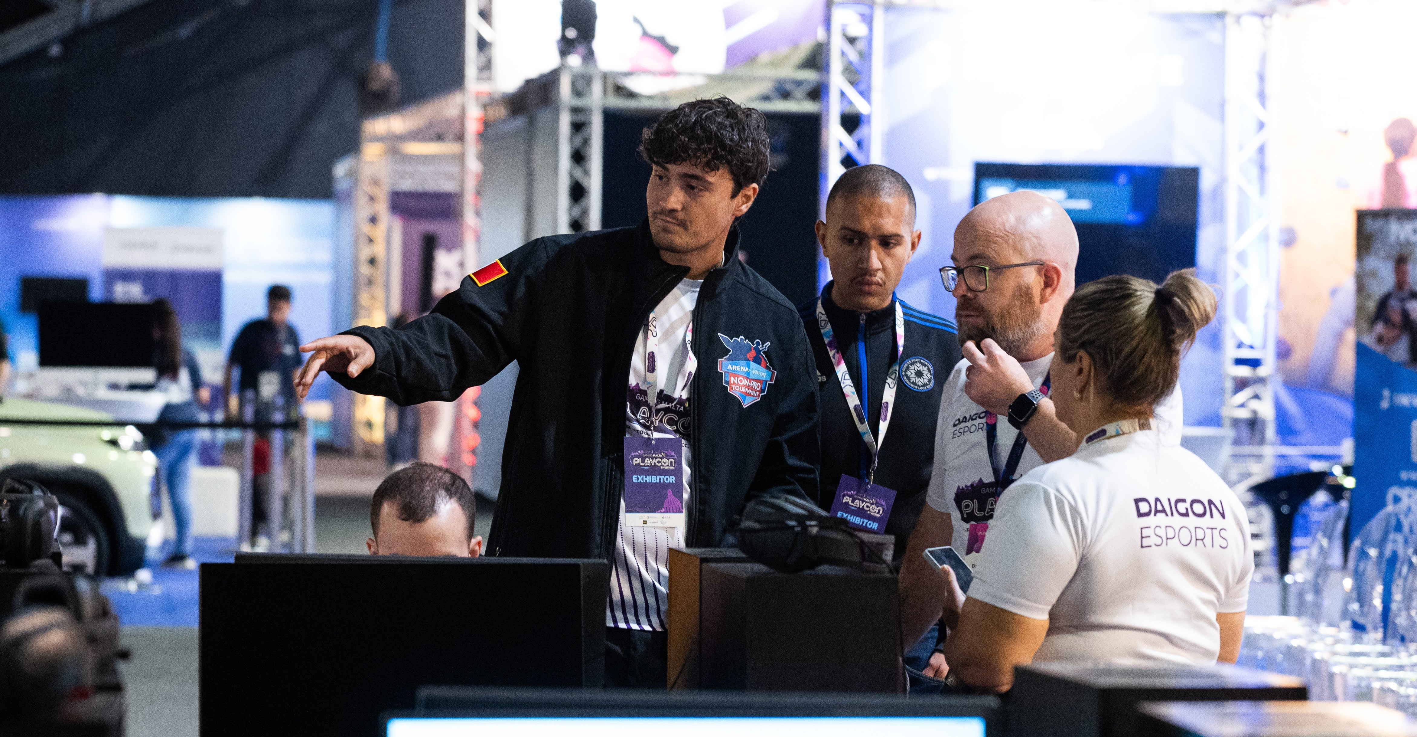The DAIGON Esports team at Playcon